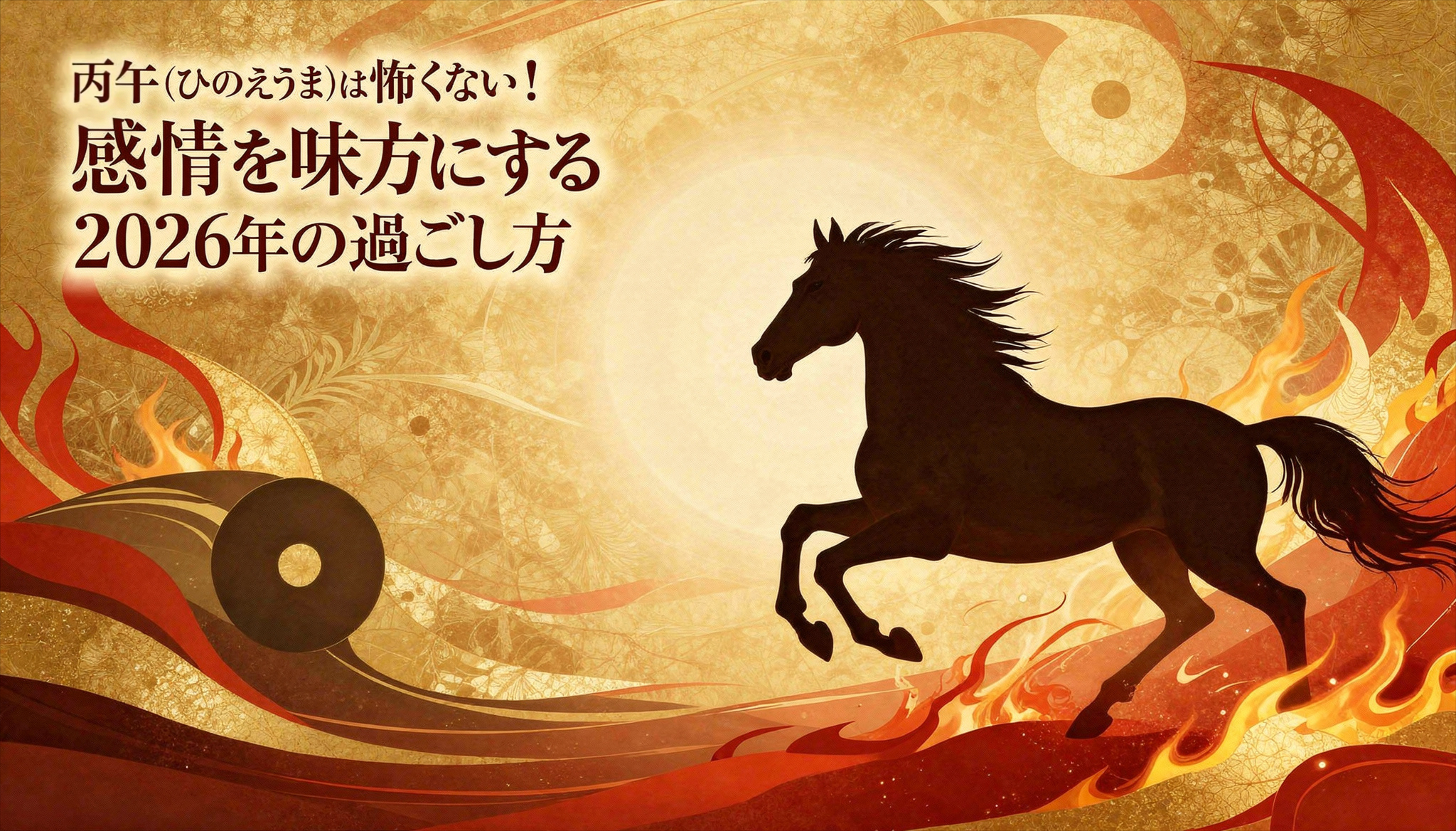丙午（ひのえうま）が不吉は嘘？2026年を人生の味方にする過ごし方