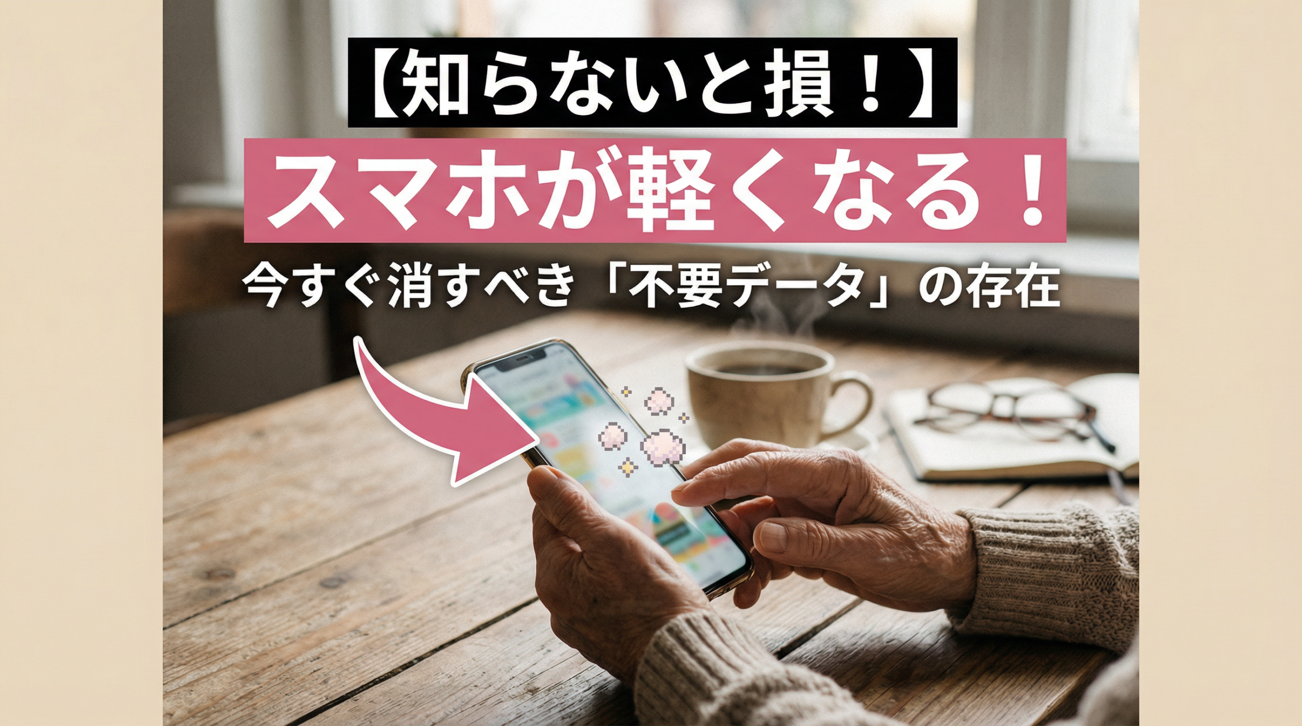 スマホの動きが劇的に軽くなる！今すぐ消すべき「不要なデータ」の正体と削除手順を徹底解説